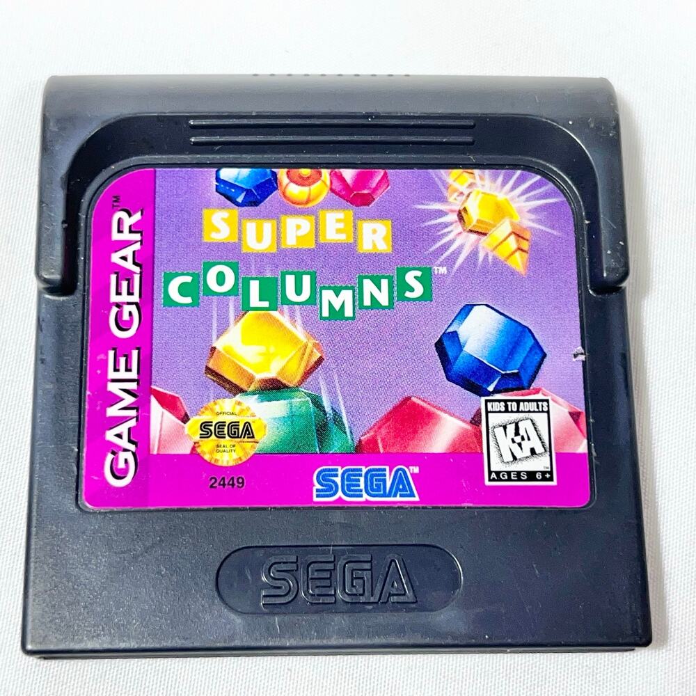 Super Columns Sega Game Gear 1995 Video Game